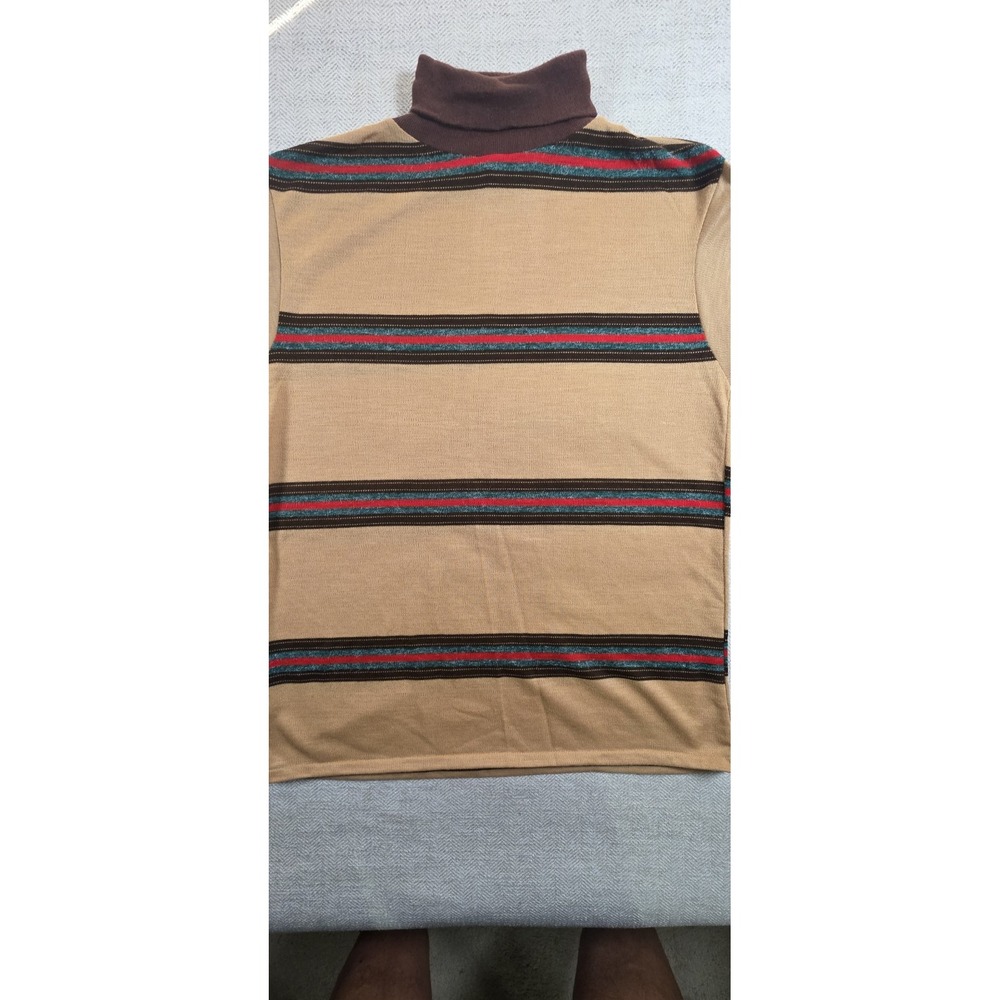 Calamity Jayne Vintage 80s 90s Chunky Knit Sweater M Multi Color Flecked Henley
